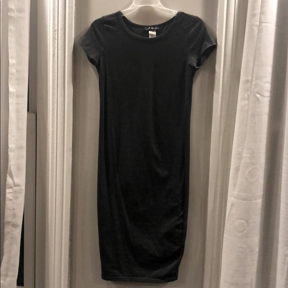 French Atmosphere Grey Dress